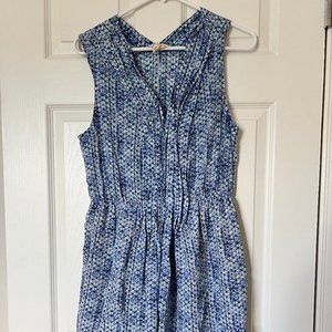 Blue print sundress, Rebecca Taylor size 8